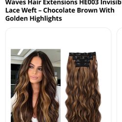 Reecho Hair Extensions New 22in Clip Ins 