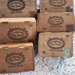 Empty Cigar Boxes