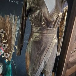 Gold Dress New