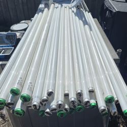 FLUORESCENT LIGHT BULBS - OVER 50 BULBS $20 FOR ALL