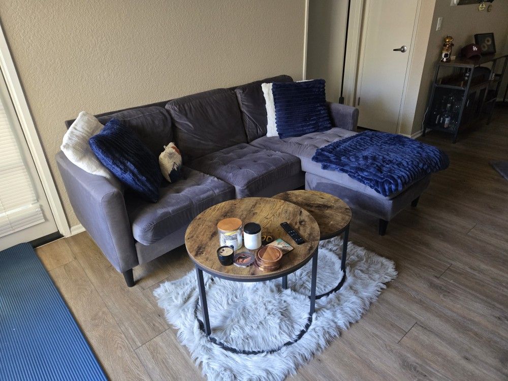 Velvet Couch