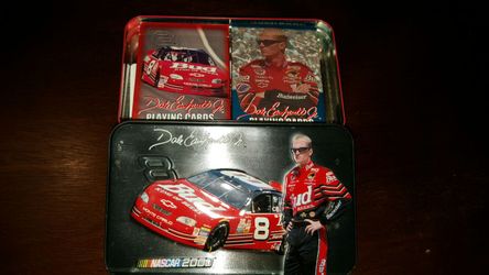 Dale Earnhardt jr playing cards Nascar 2000