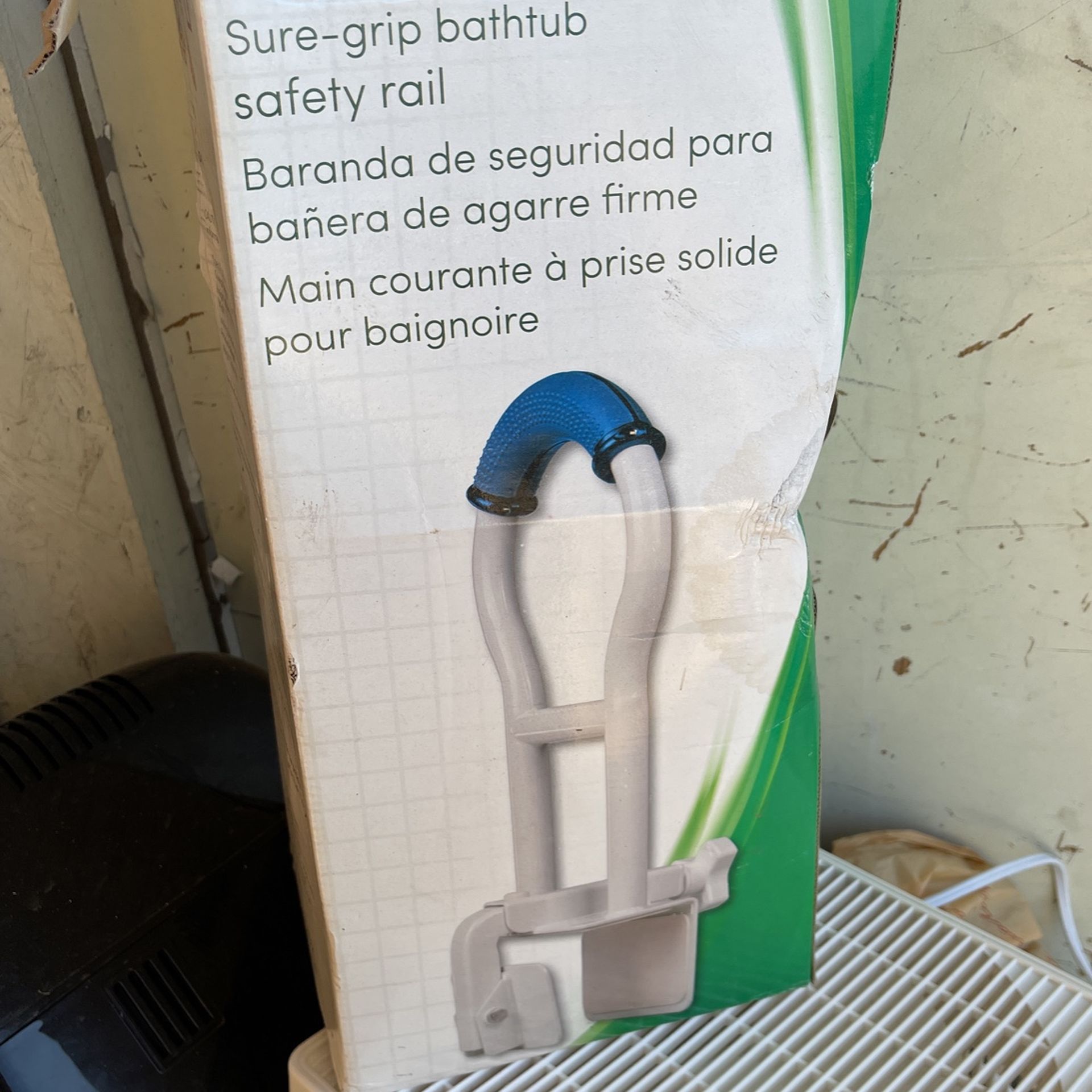 Sure-grip Bathtub Safety Rail