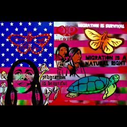 Native American Painting Migration Is Beautiful Original Artwork 