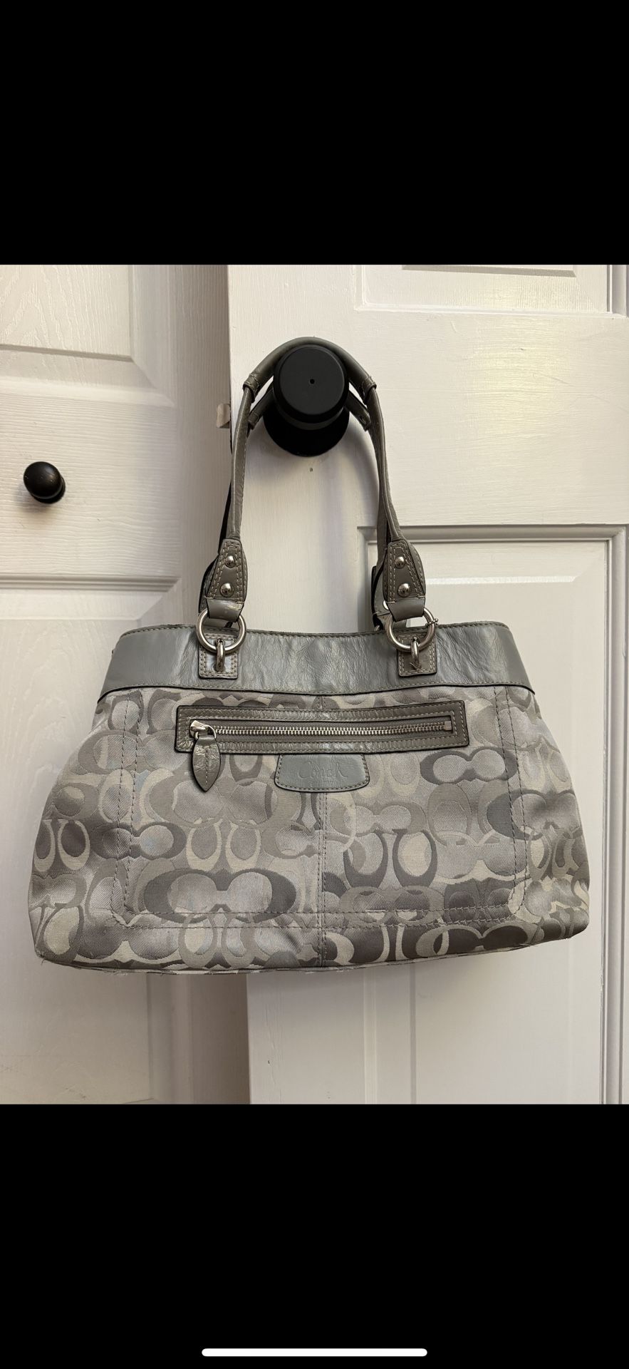 Coach Grey Tote Bag