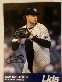 Cam Schlittler autographed photo