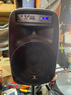 Speaker 15” proreck PA system