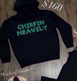 chiefin heavily hoodie