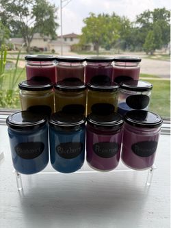 Homemade candles