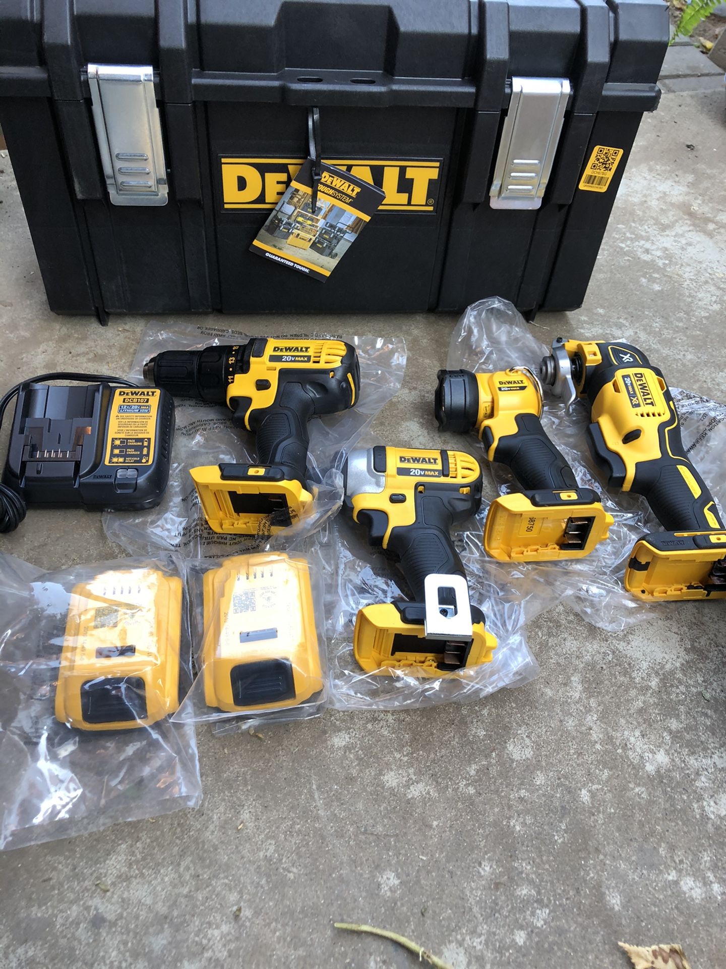 Dewalt set drill impact multitool