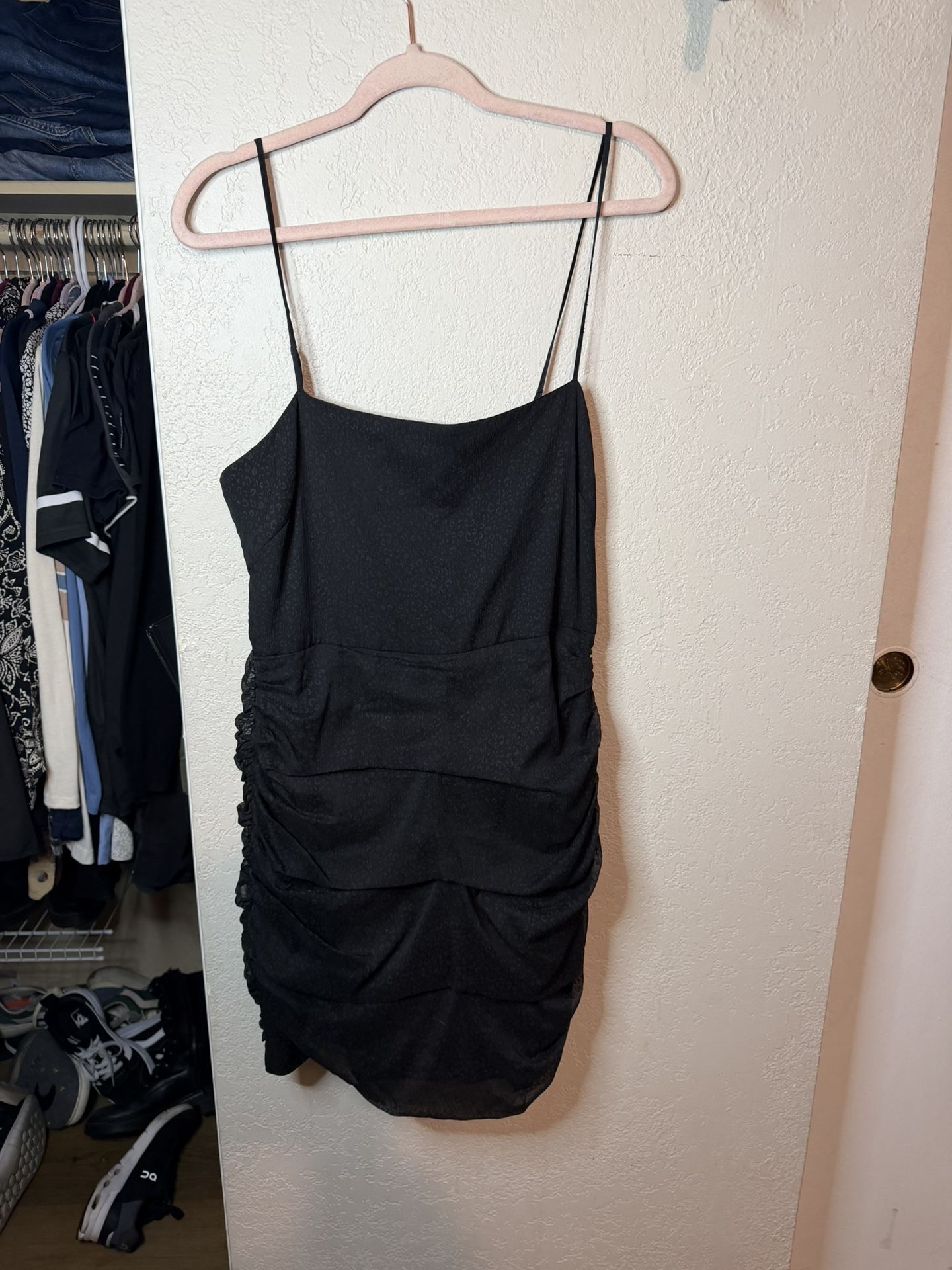 The East Order Black Mini Medium Dress