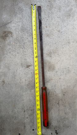Vintage Large Flathead Screwdriver Pry Bar Heavy Duty Hand Tool