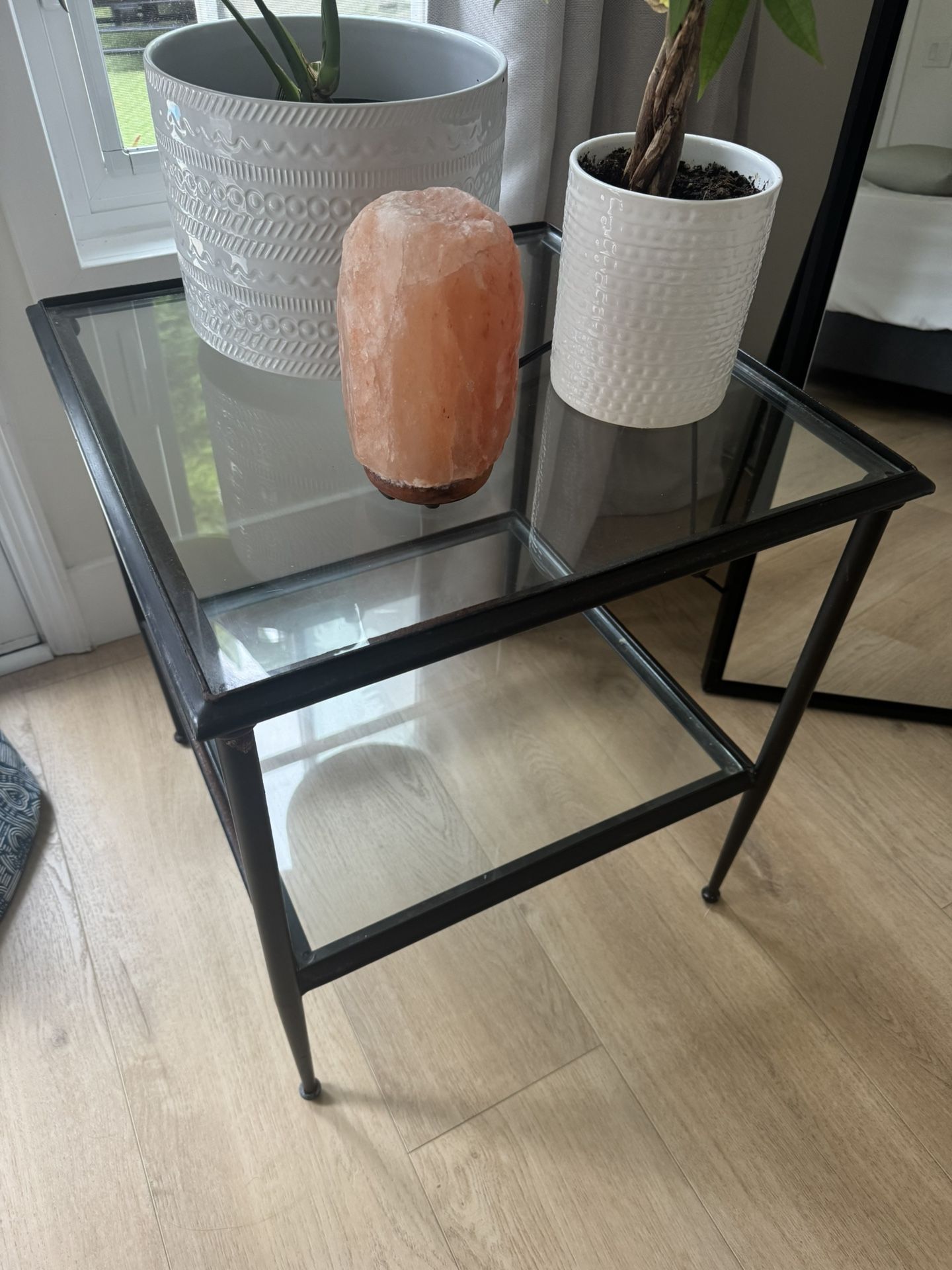 Glass Side Table