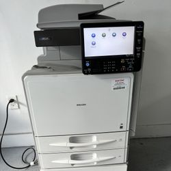 Printer Ricoh Mp C401 Color Copier Machine Laser Scanner , Fax