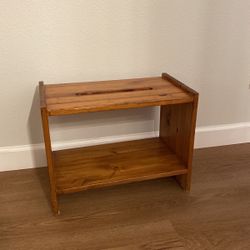 20 3/4” Solid wood Entryway, Mudroom/ Front Porch Shoe Bench