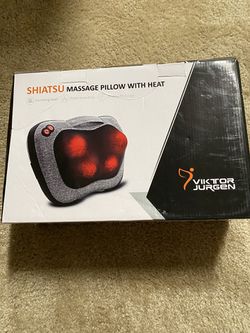 Viktor Jurgen Shiatsu Back Neck and Shoulder Massager with Heat