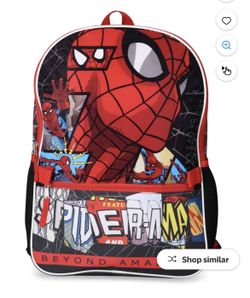  Spiderman backpack 