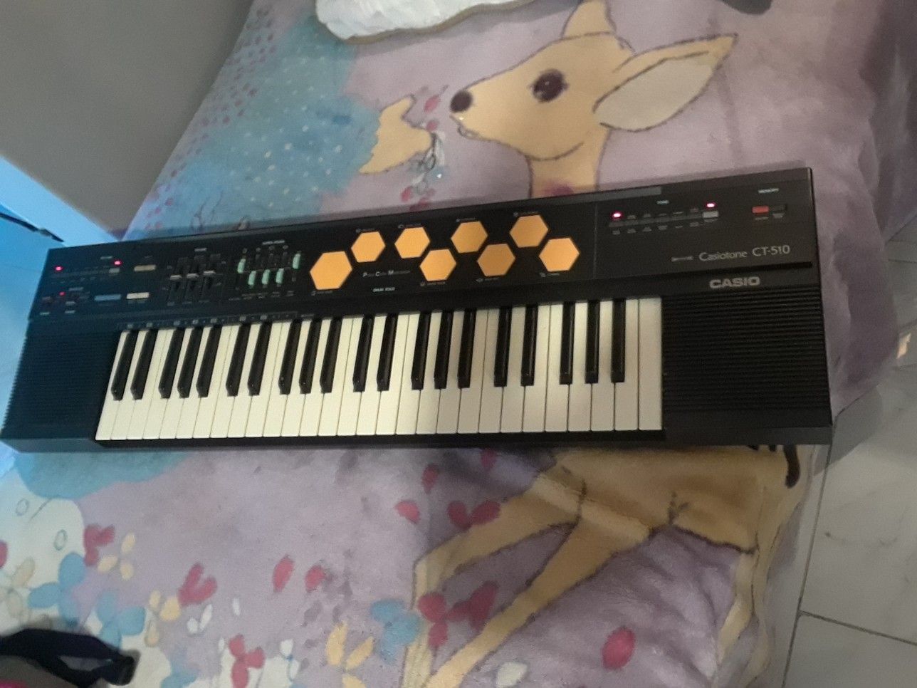 Casio Casiotone Ct-510 Vintage 80s Keyboard Synthesizer
