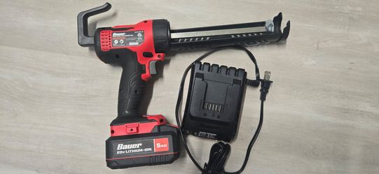 Bauver 20V cordless caulk and adhesive gun