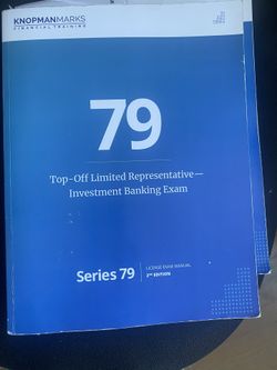Knopman Marks Series 79 Book