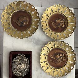 Cooper And Brass President Memorabilia And Belt Buckle