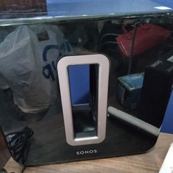 Black Sonos Subwoofer In Seattle Gen 1