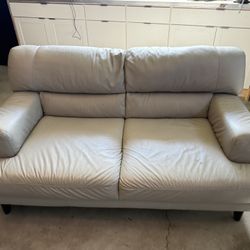 Leather Love Seat