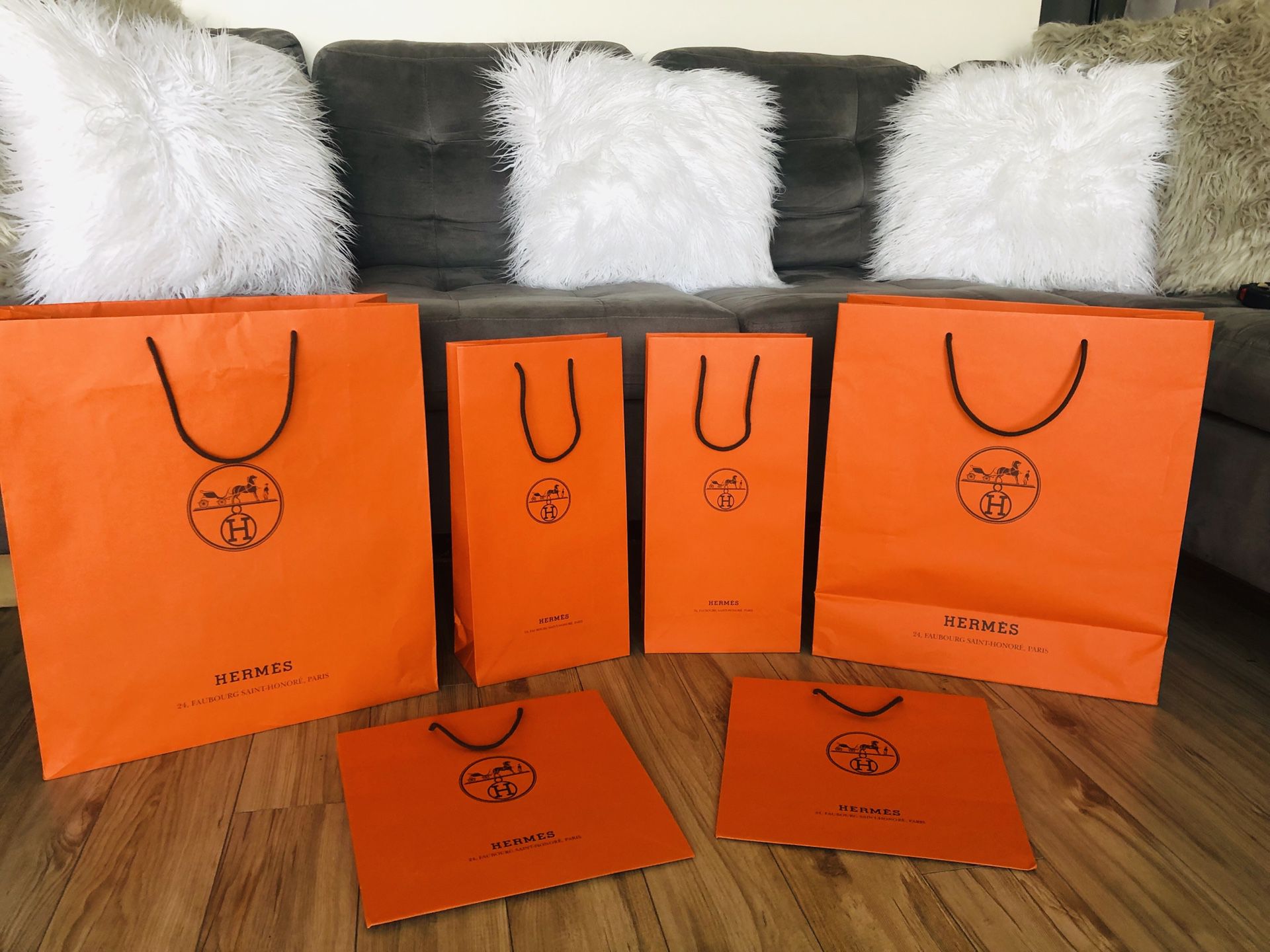 Hermès paper gift bags