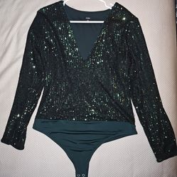 Women's Express Sequined Bodysuit