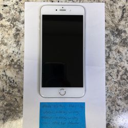 iPhone 6S Plus Silver 16gb UNLOCKED for Sale in La Habra