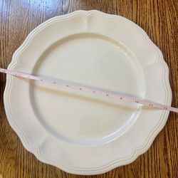 Vintage Mid Century Japan Federalist Ironstone 12” Chop plate / platter 4238