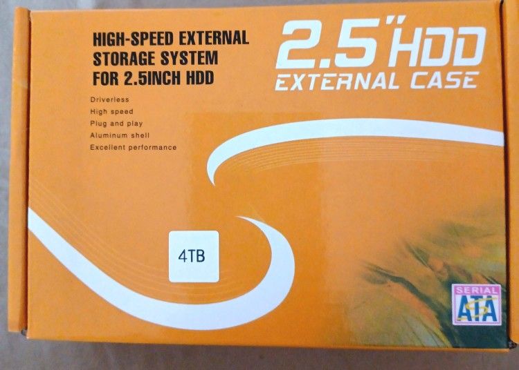 4TB 2.5" SSD External Hard Drive
