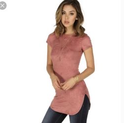 Mauve short summer dress/ or long shirt from windsor