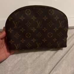 COSMETIC BAG BROWN LUXURY