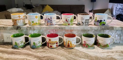 (NEW!) Starbucks 'You Are Here' Collection Mugs (3 pictures posted)