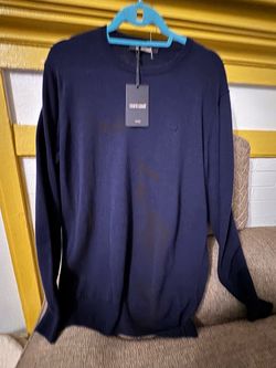 Roberto Cavalli Navy Blue Knit Sweater