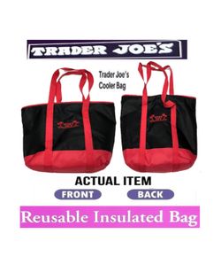 🛑TRADER JOE'S Insulated COOL BAG Reuseable Shopping TOTE Large