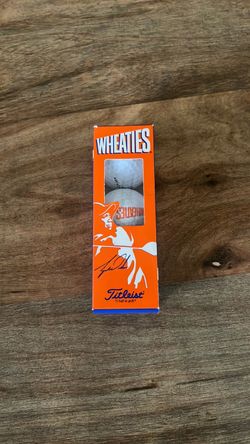 Tiger Woods Wheaties Golf Balls