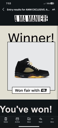 Jordan 5’s Ama Manier
