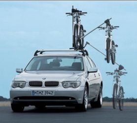 RARE BMW HYDRAULIC ROOF MOUNTED BIKE CARRIER