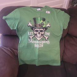 St. Patricks Day Woman Shirt- Size M