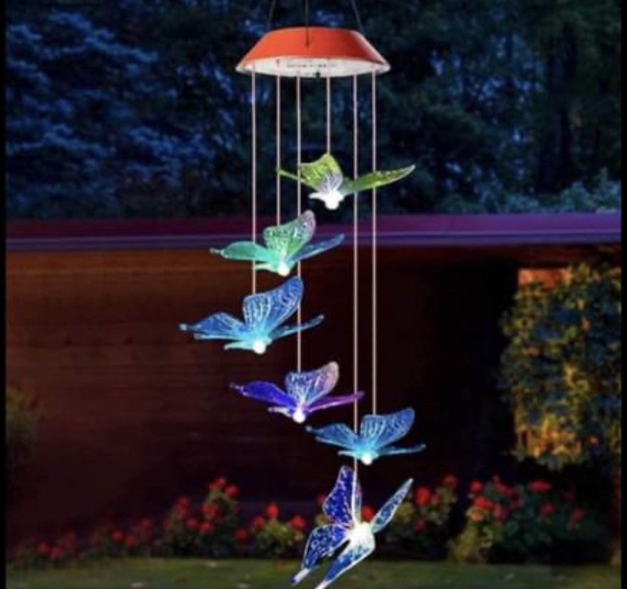 Solar Wind Chime Outdoor, Gifts for Mom/Grandma, Birthday Bifts for Mom
