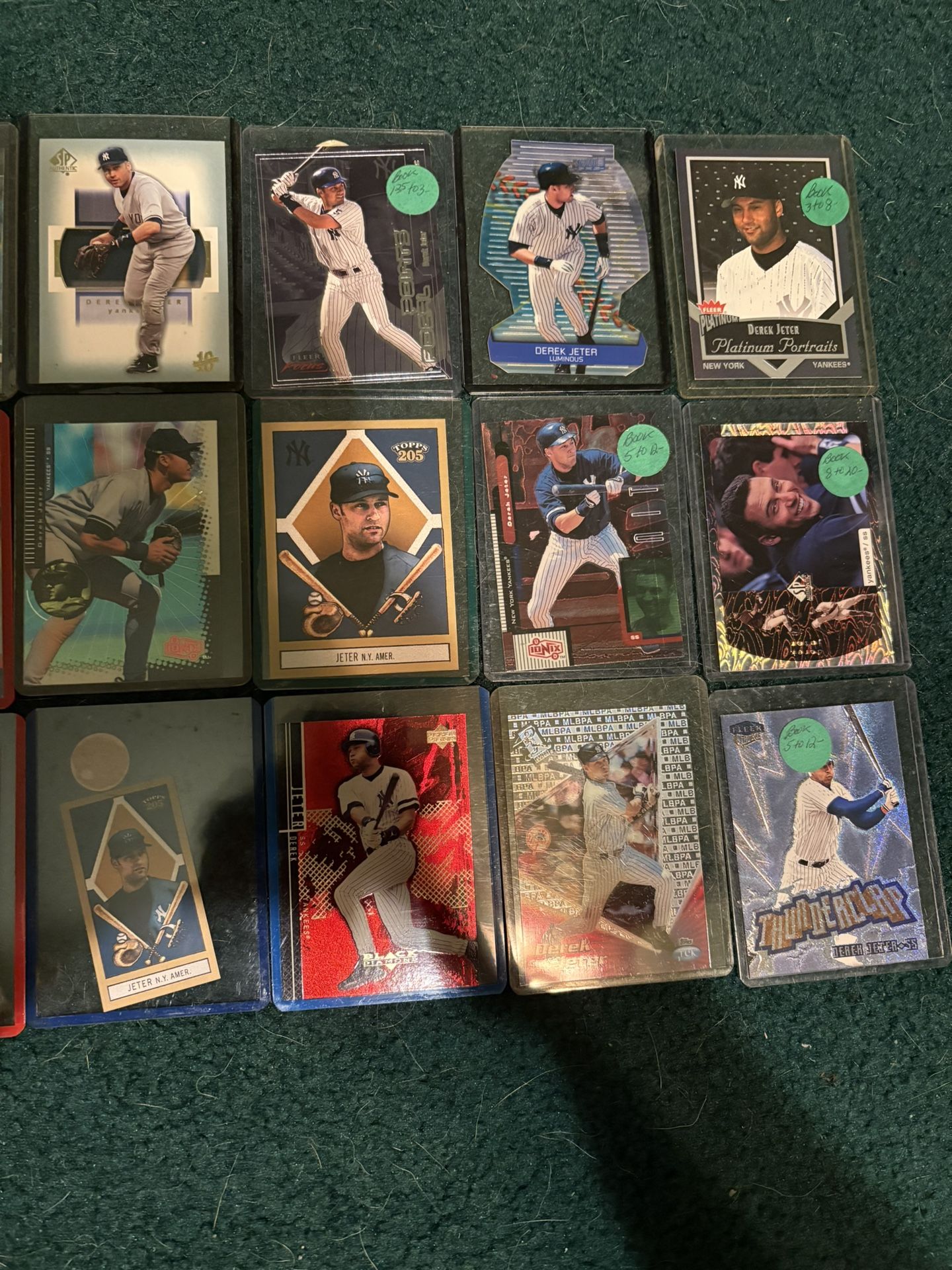 Derek Jeter 21 Card Lot