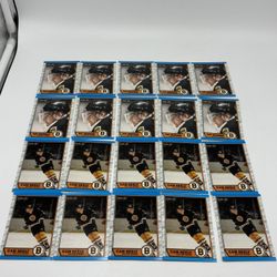 89-90 O-PEE-CHEE Ray Bourque (10) & Cam Neely (10) Boston Bruins Lot- 20 Total