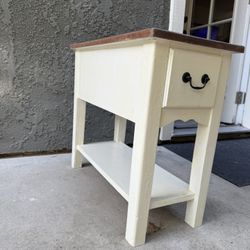 Nightstand Accent End Table Solid Wood 