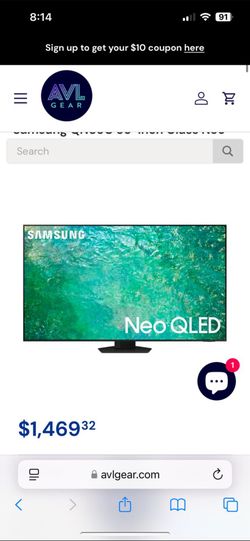 Samsung Tv QN85C 55inch, brand new