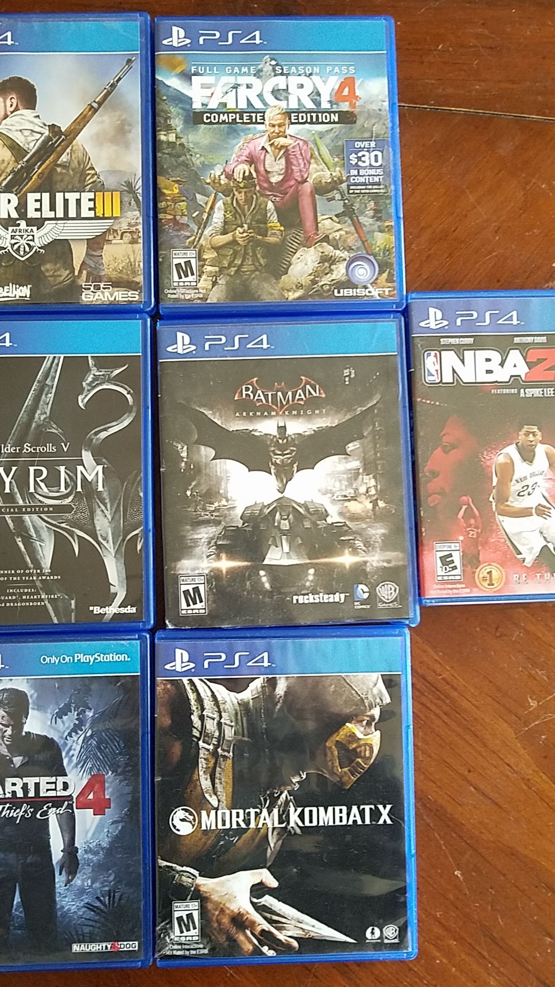 SELL/TRADE PS4 GAMES