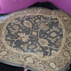 brand new 6ft round area rug 