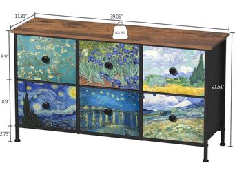 Six drawer dresser