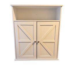 New Pre-Built White Reettic Bathroom/Kitchen Cabinet Wooden